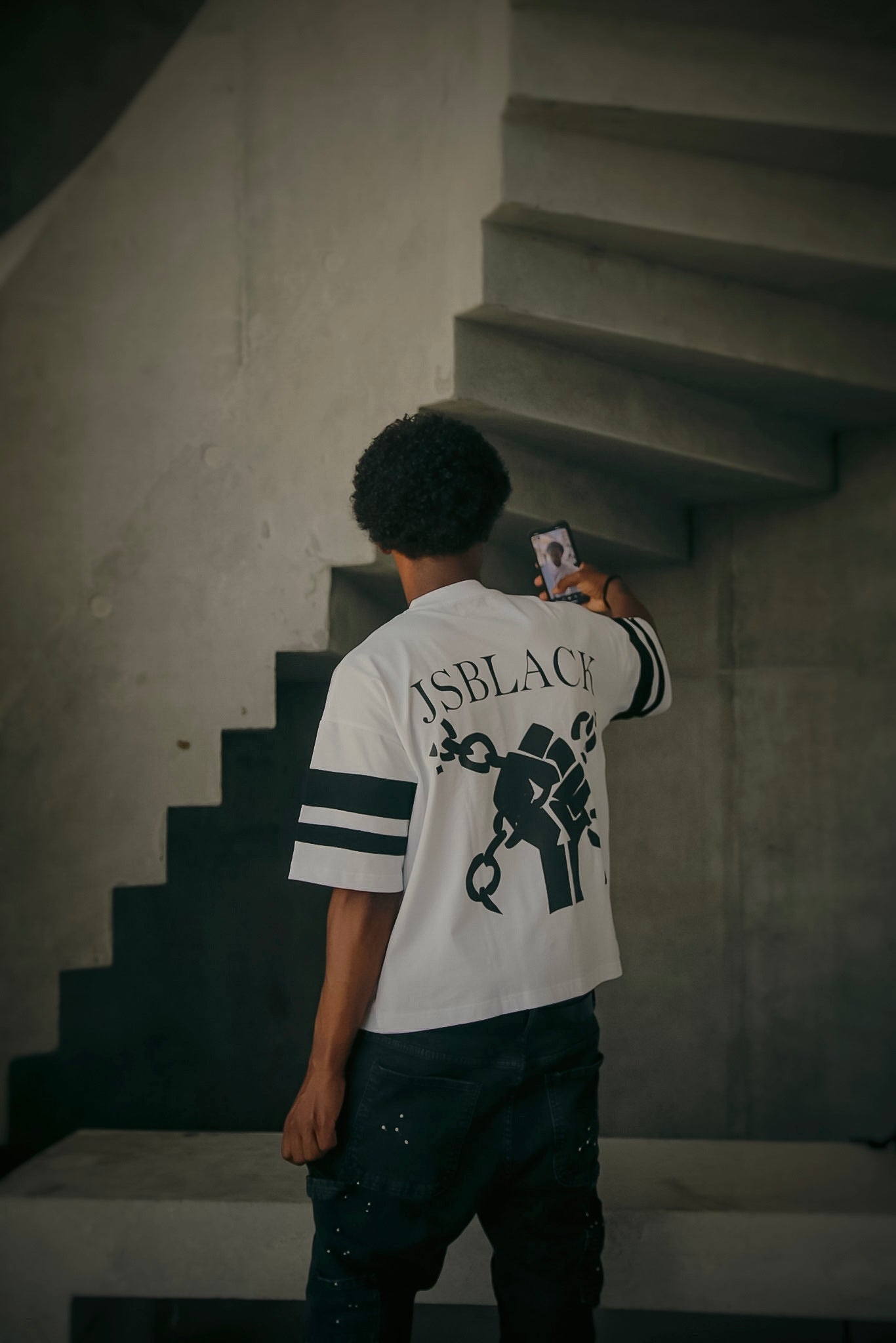 T-Shirt Black Groove - JSBlack